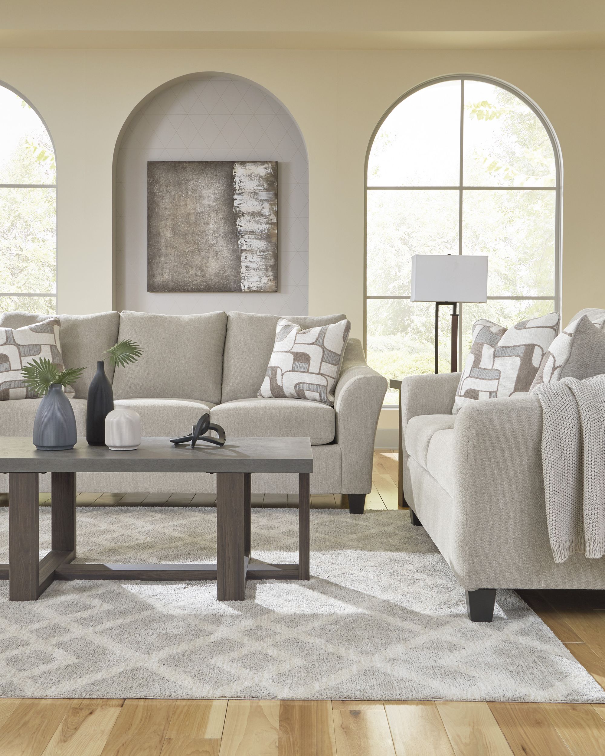 Willarae Polyester Living Room Set