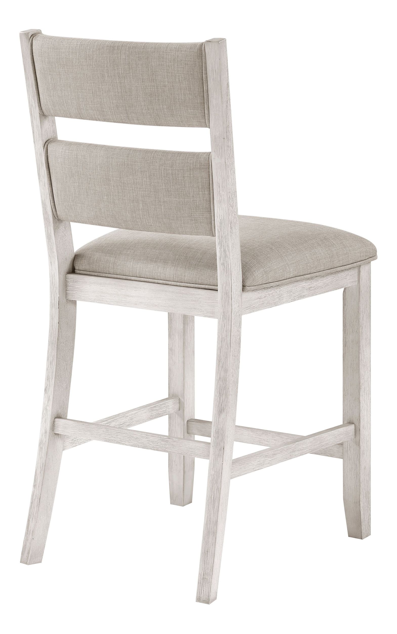 Savile Wood/Fabric Counter Height Chair