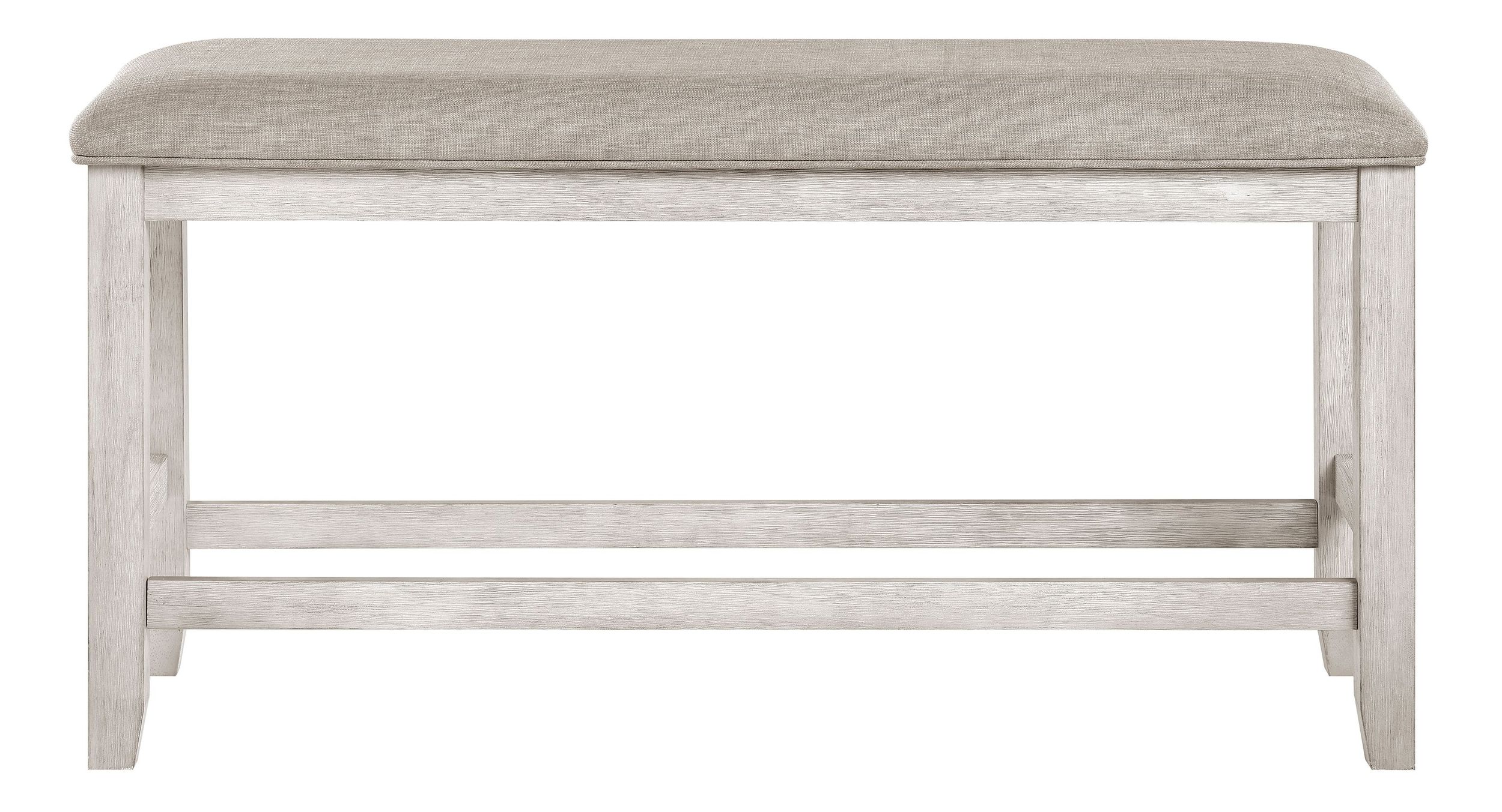 Savile Rectangular Wood Counter Height Set with Wine Racks