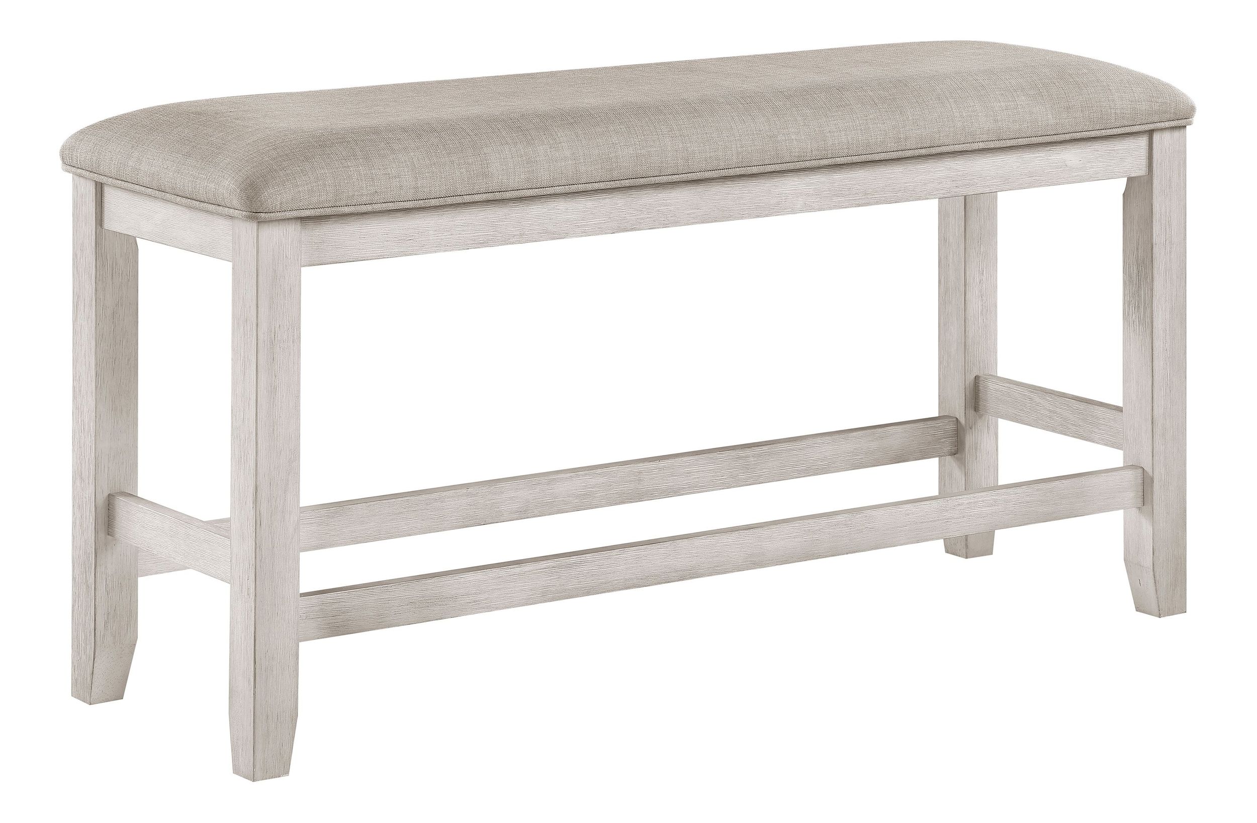 Savile Wood/Fabric Dining Counter Height Bench