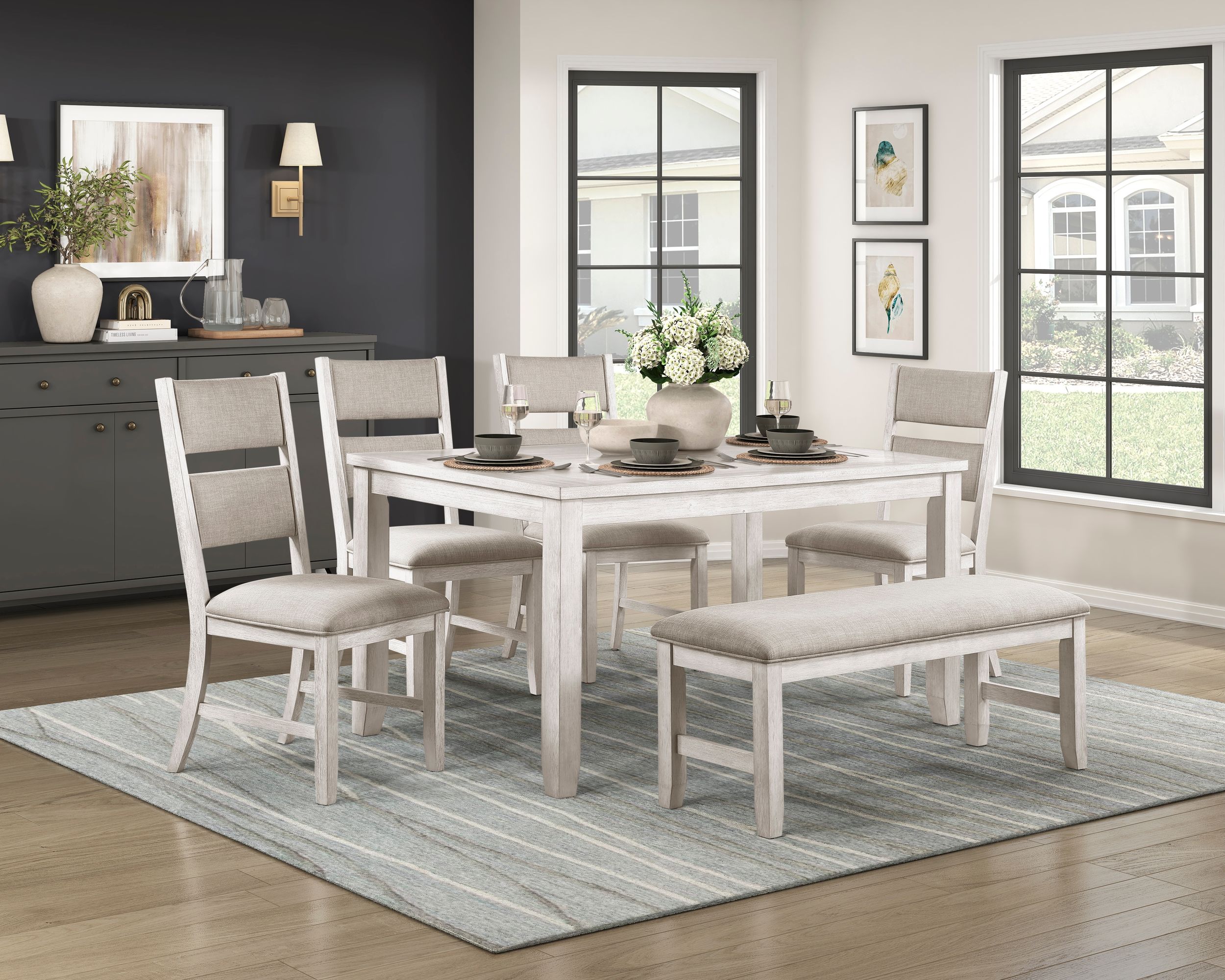 Savile Rectangular Wood Dining Table