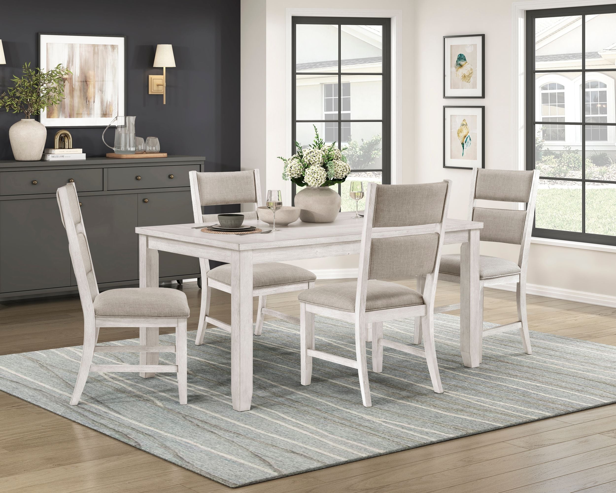 Savile Rectangular Wood Dining Table