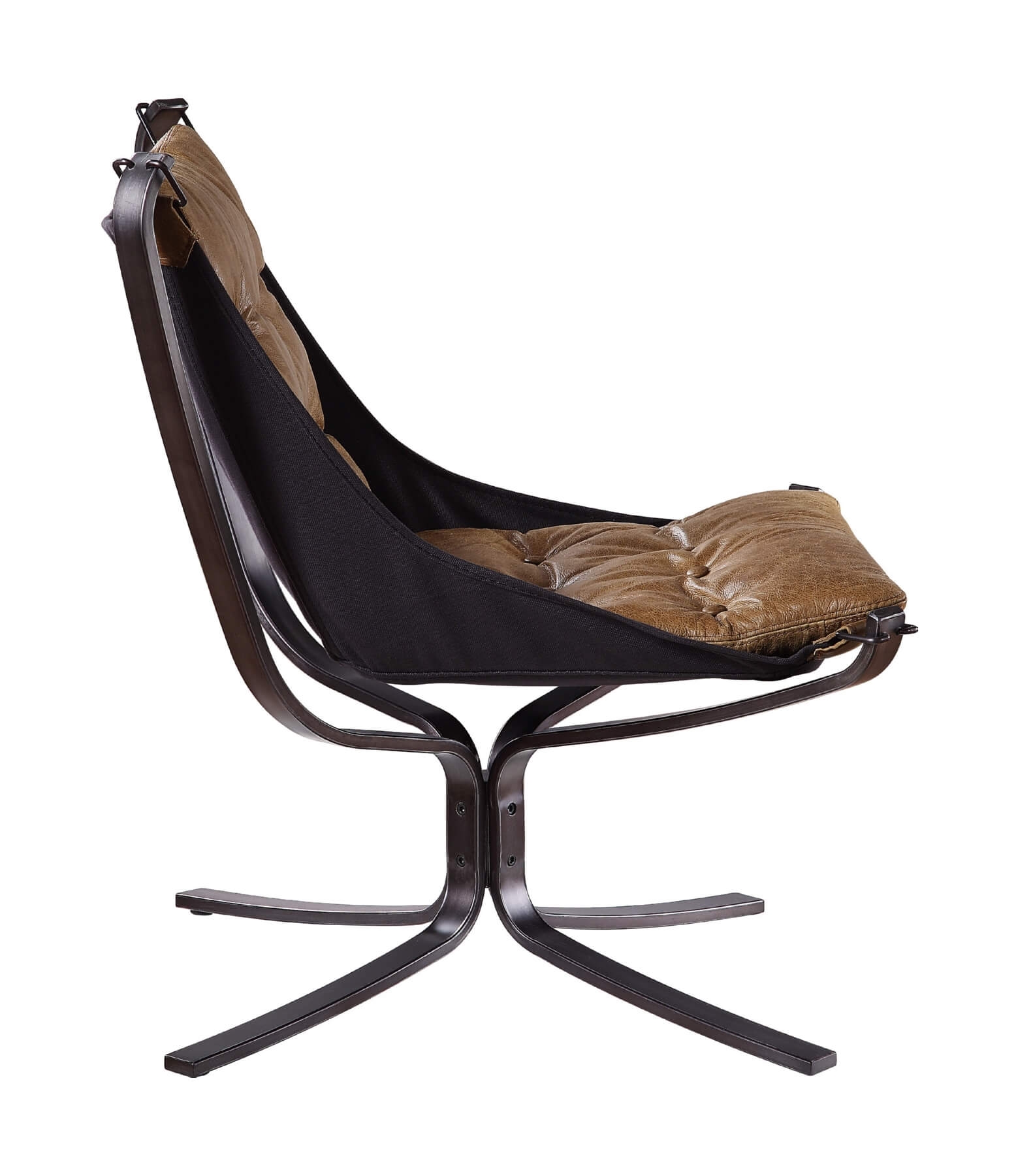 Carney Top Grain Leather Accent Chair