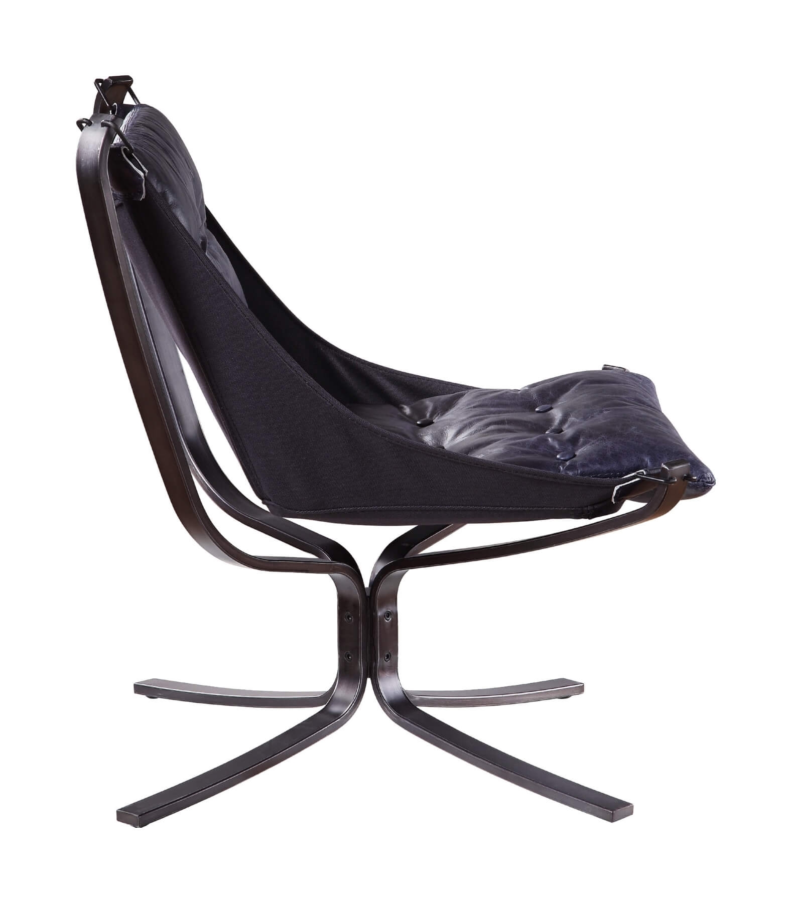 Carney Top Grain Leather Accent Chair
