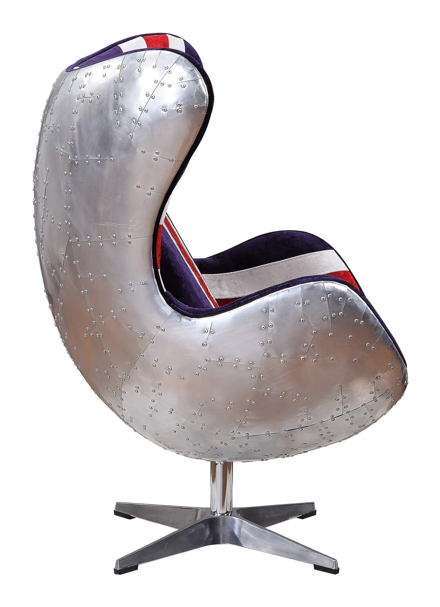 Brancaster Aluminum/Fabric Accent Chair