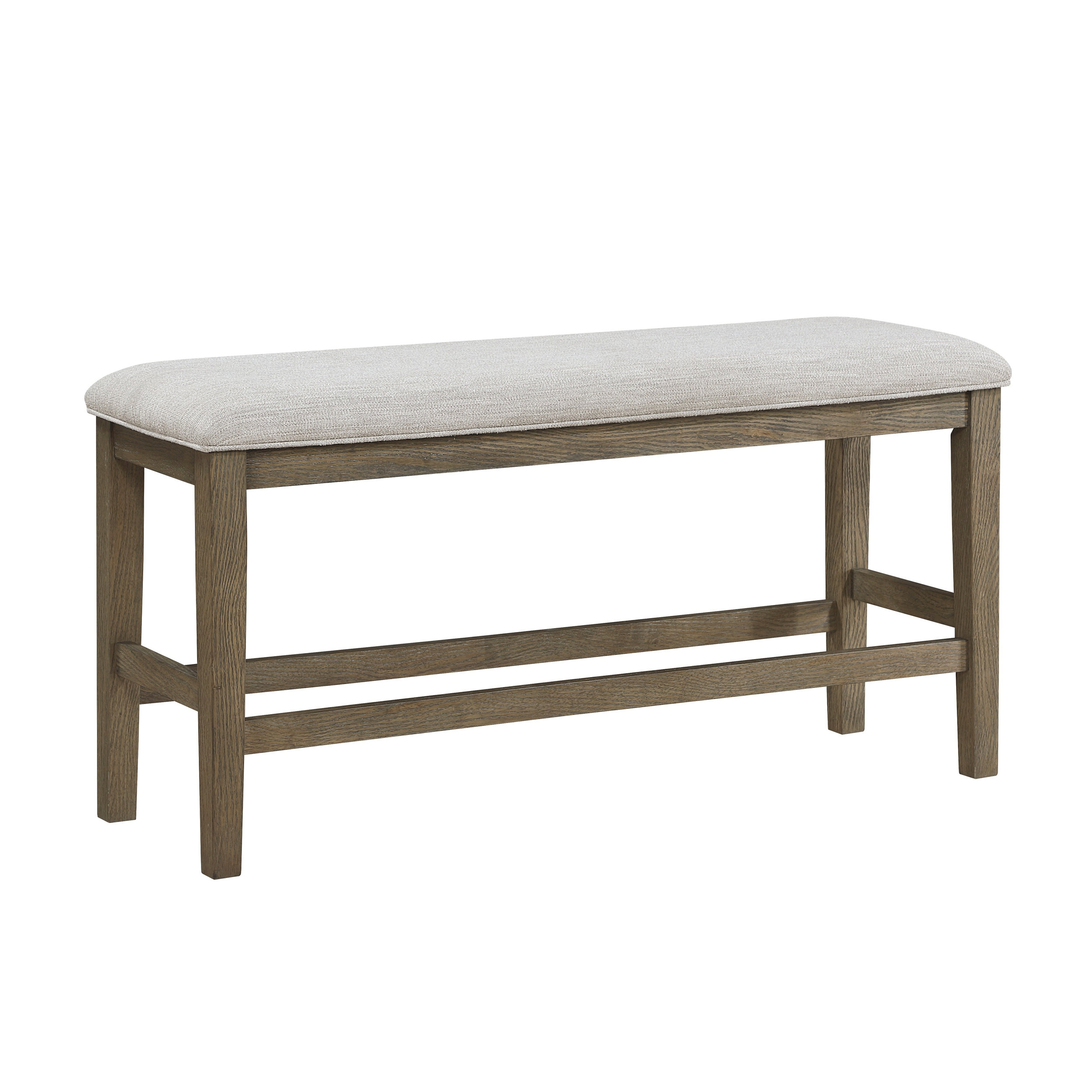 Emilia Wood/Fabric 6-Piece Pack Counter Height Set