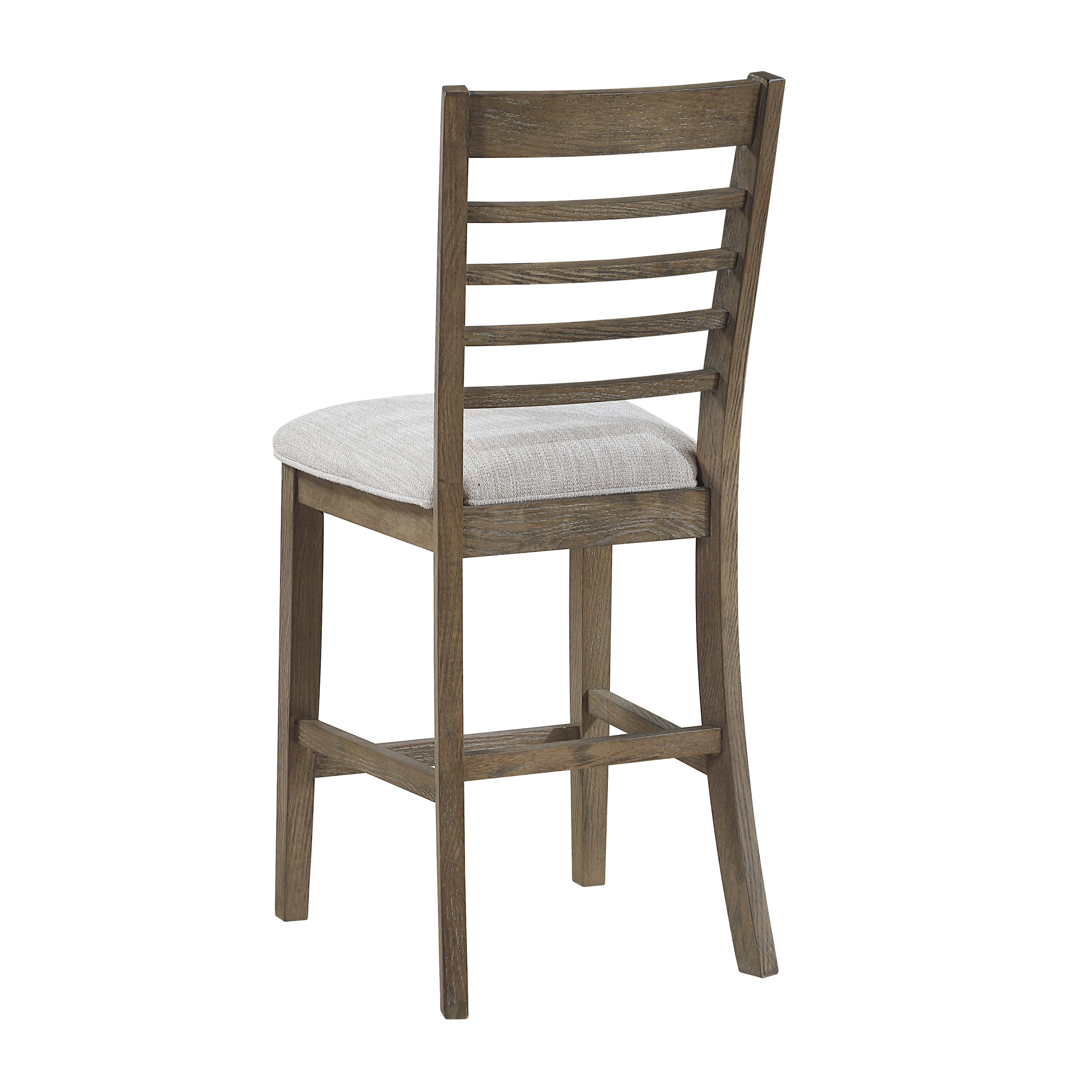 Emilia Wood/Fabric 6-Piece Pack Counter Height Set
