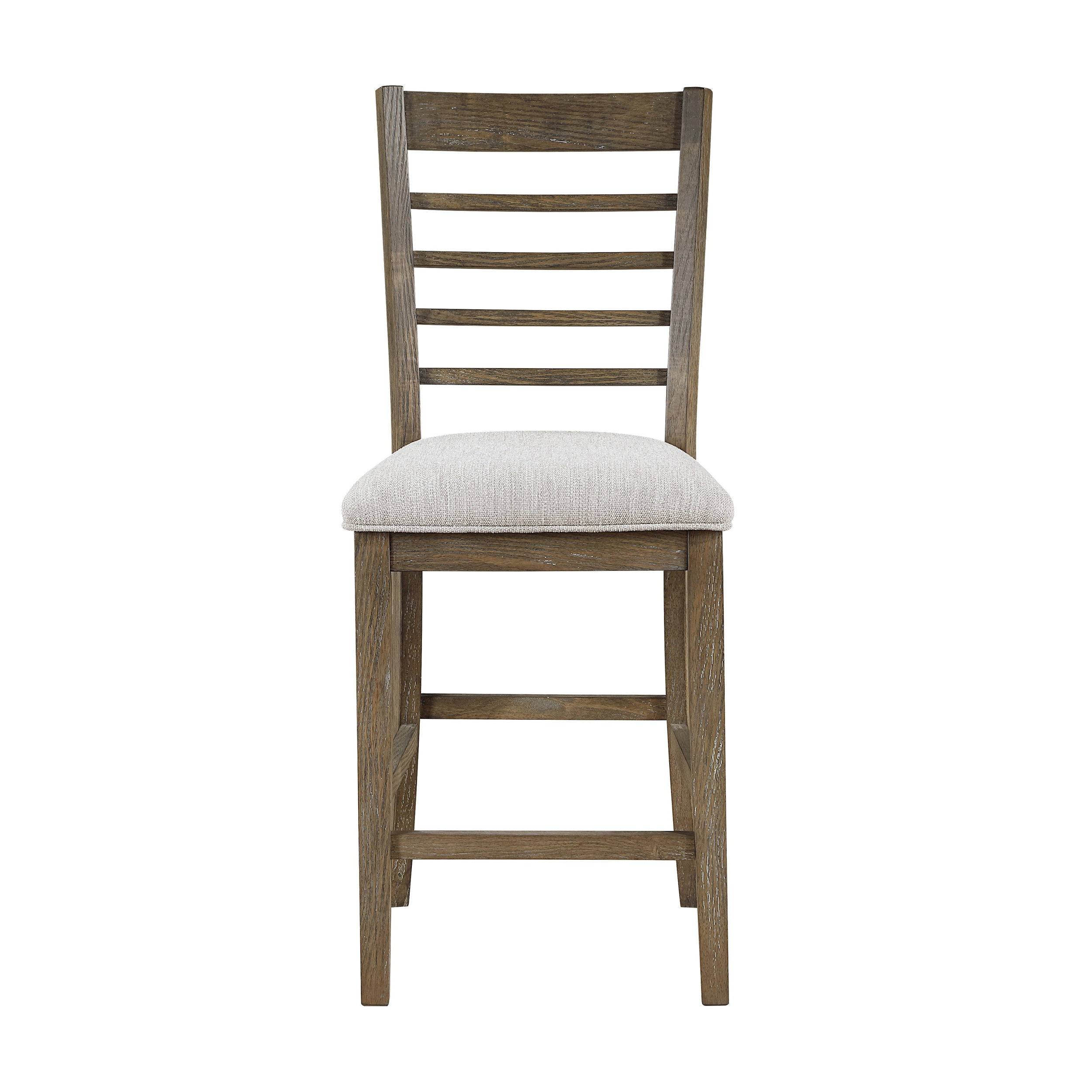 Emilia Wood/Fabric 6-Piece Pack Counter Height Set