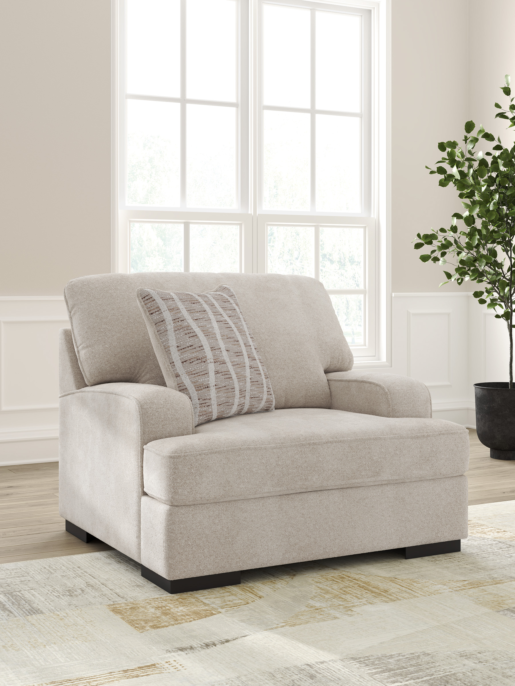 High Profile Polyester Chair & a Half