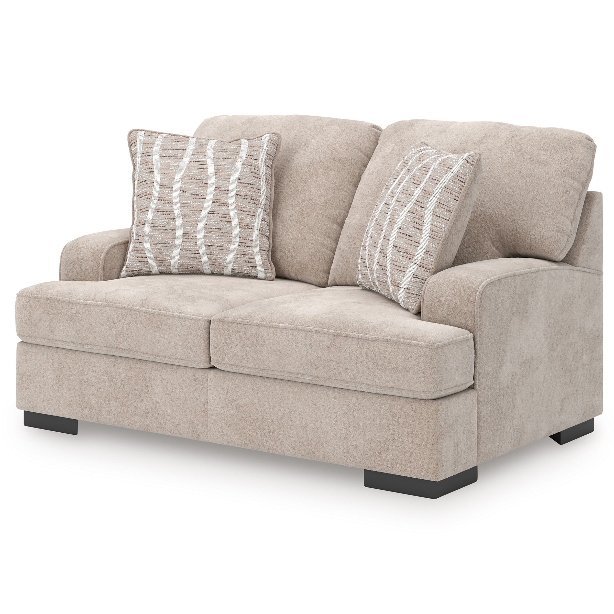 High Profile Deep-Seat Loveseat | Taupe Casual Comfort