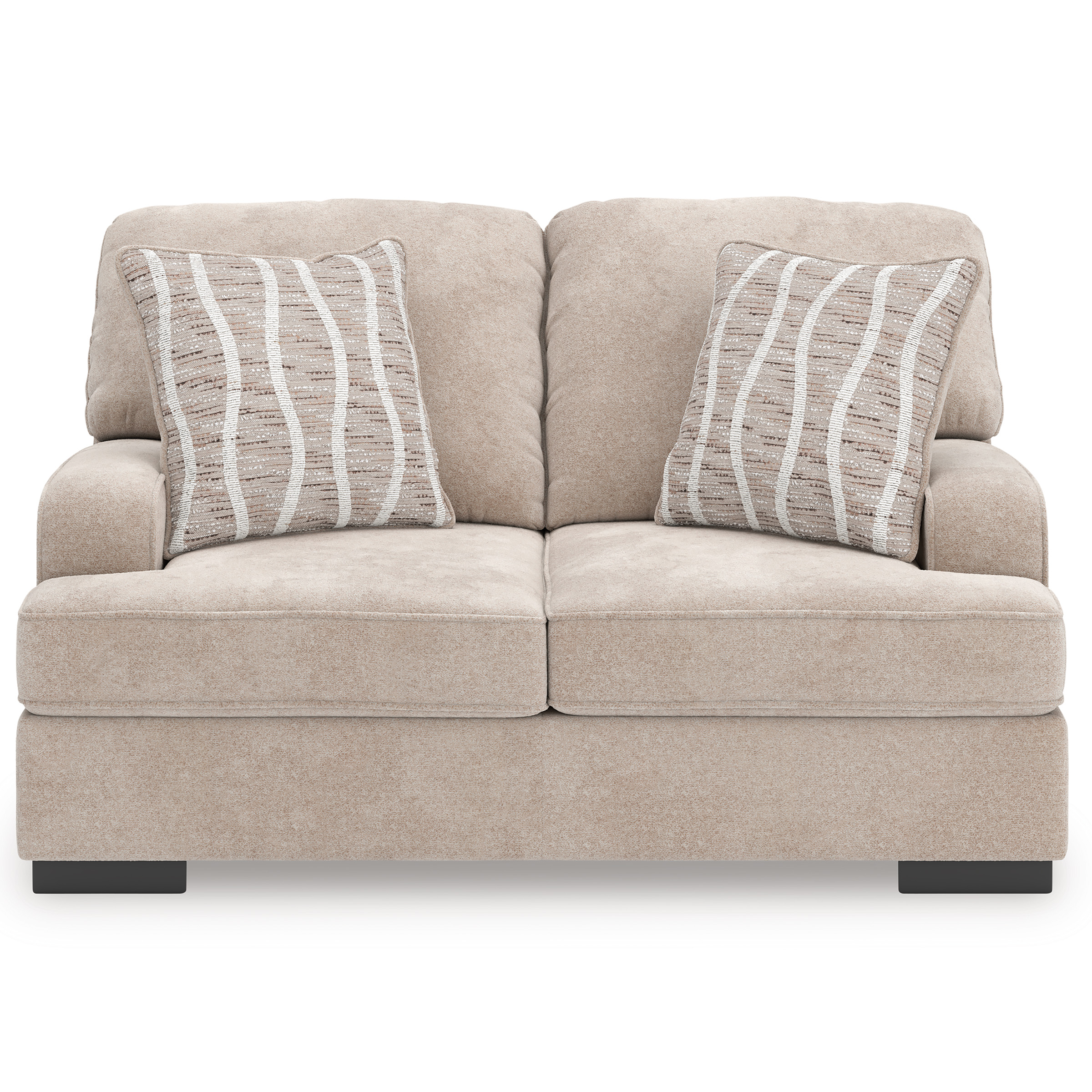 High Profile Deep-Seat Loveseat | Taupe Casual Comfort