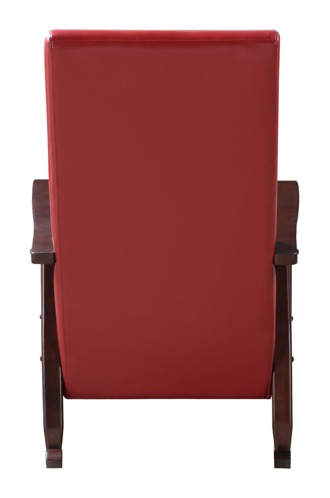 Raina Leatherette/Wood Rocking Chair, Composition 1