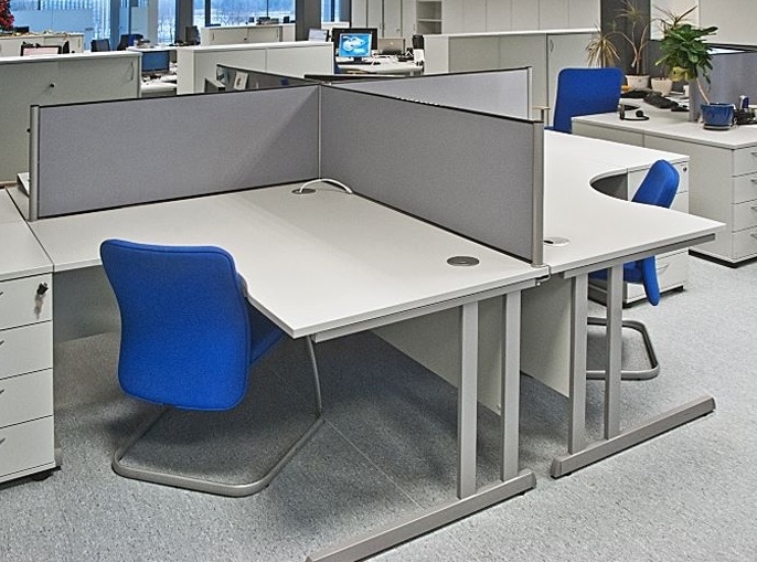 Optima C 55.1" Crescent Office Desk