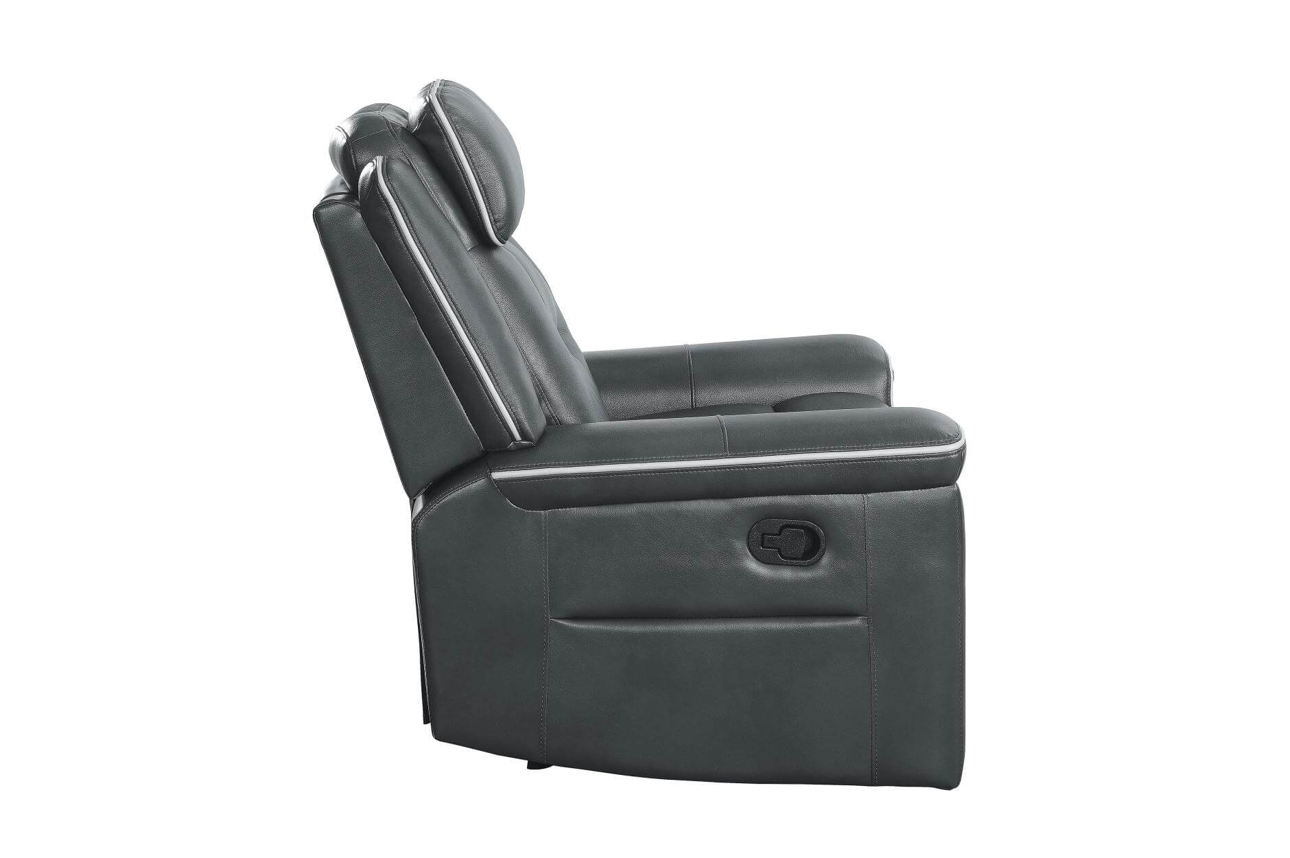 Darwan Leather Gel Match Living Room Set by Homelegance