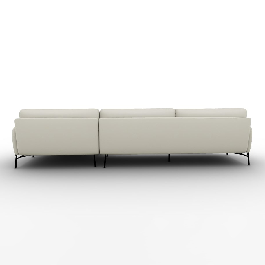 Le Marais Fabric Sofa w/Right Hand Chaise Facing