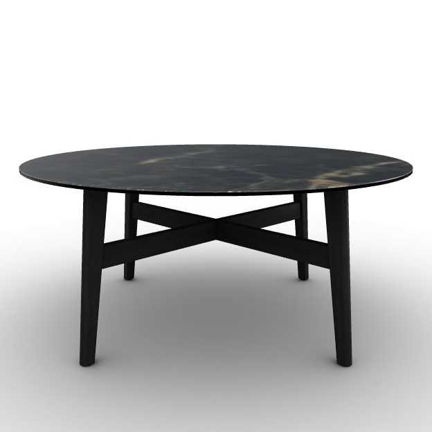 Abrey Laminated Ceramic-Glass/Wood Coffee Table