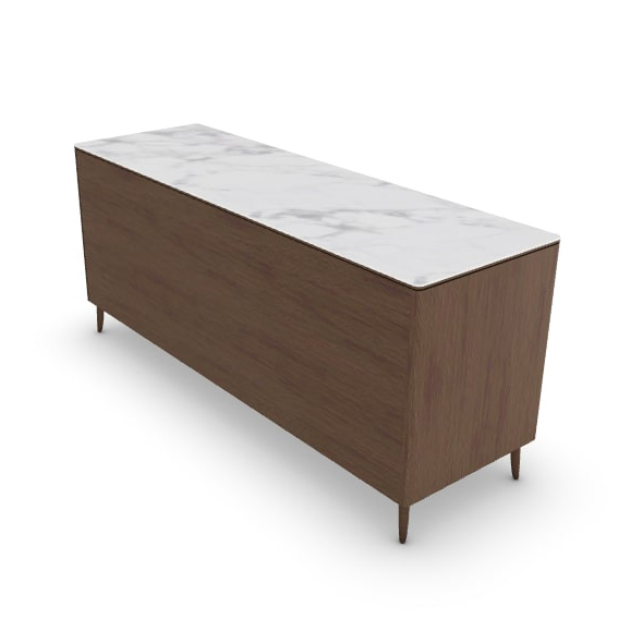 Boston Ceramic/Wood 6-Drawer Dresser