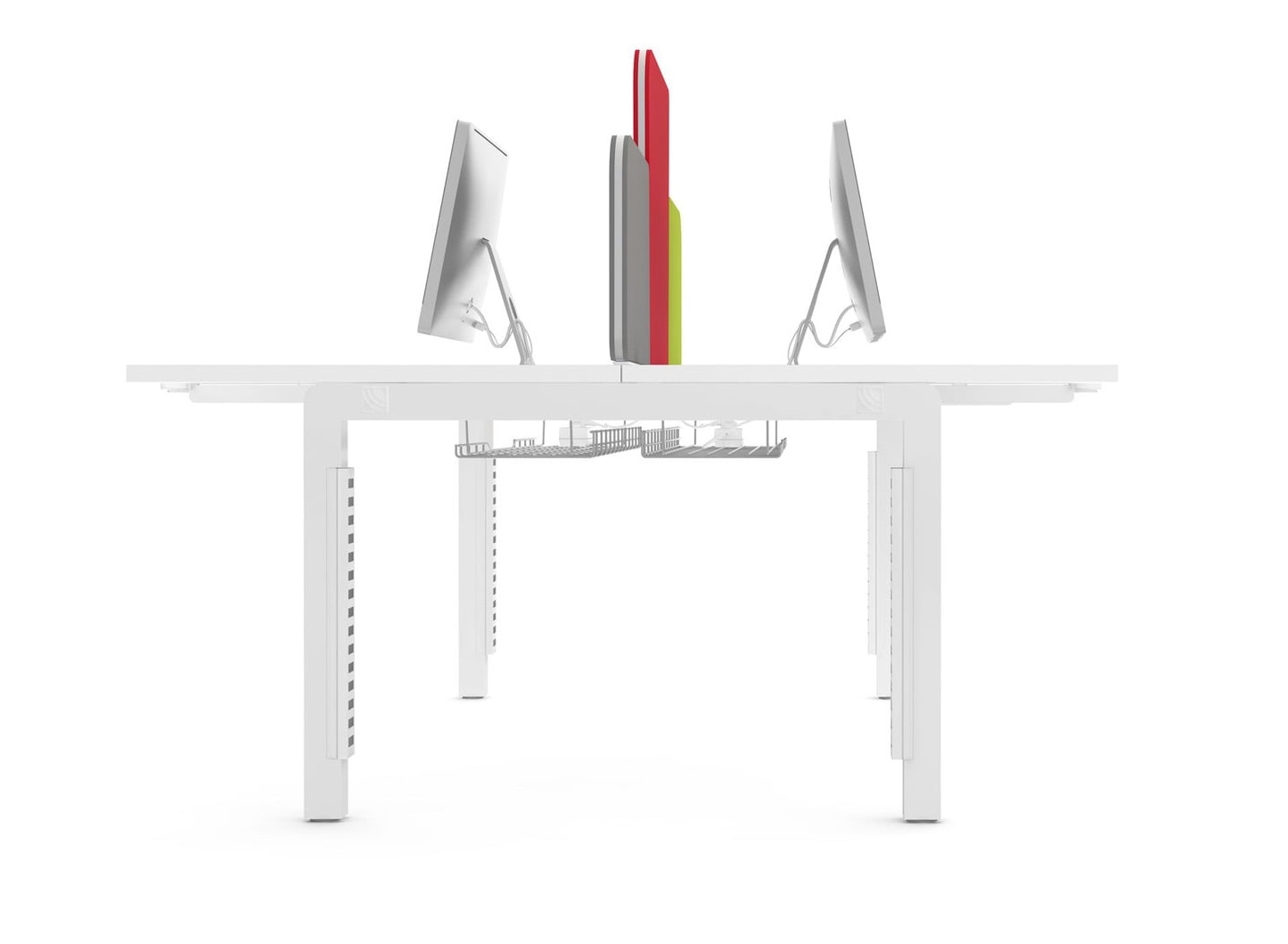 YAN_C MFC Top Office 2-Desk Bench