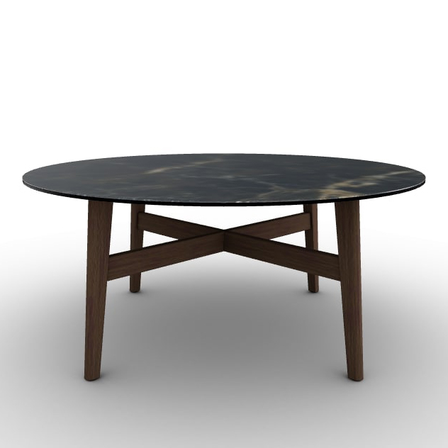 Abrey Laminated Ceramic-Glass/Wood Coffee Table