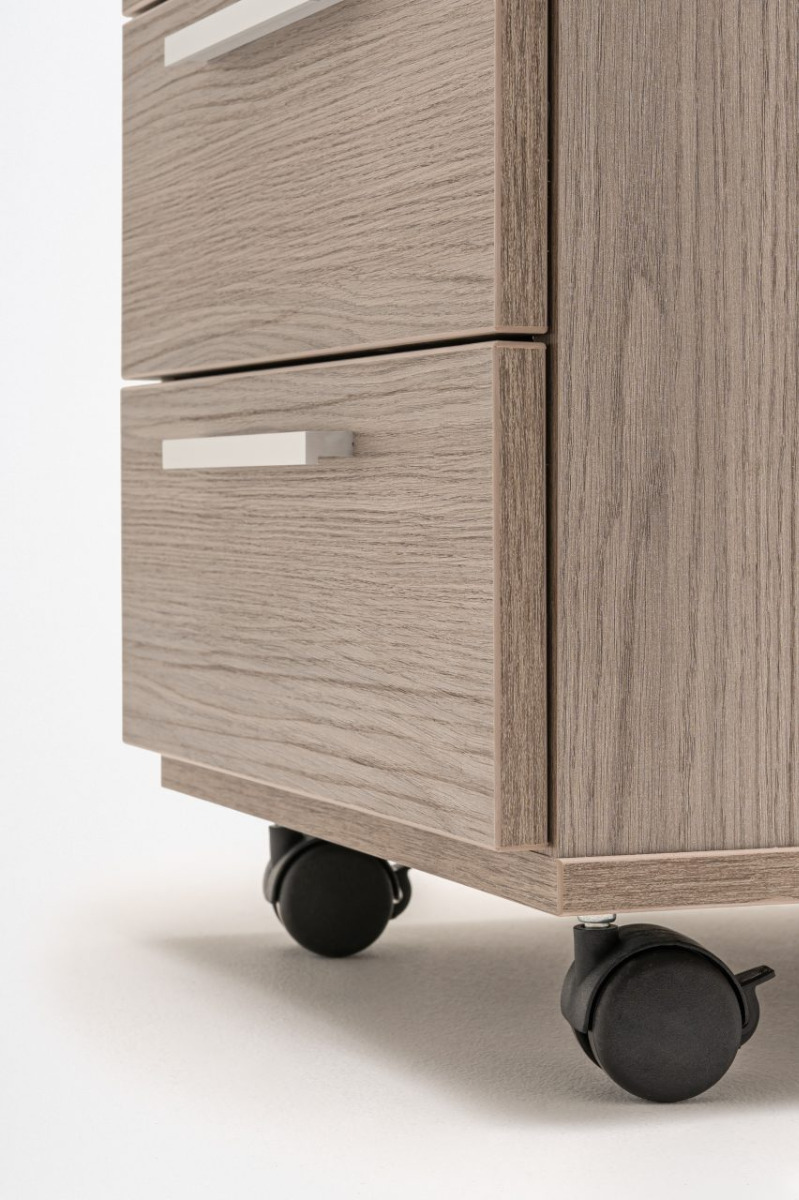 Quando Office Lockable Mobile Pedestal w/3 Drawers & Pencil Tray
