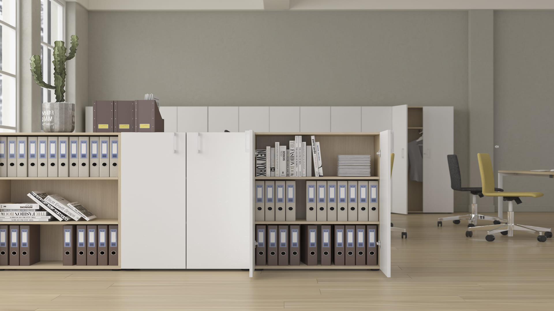 Nova Basic White Bookcase Setup With 2 Shelves