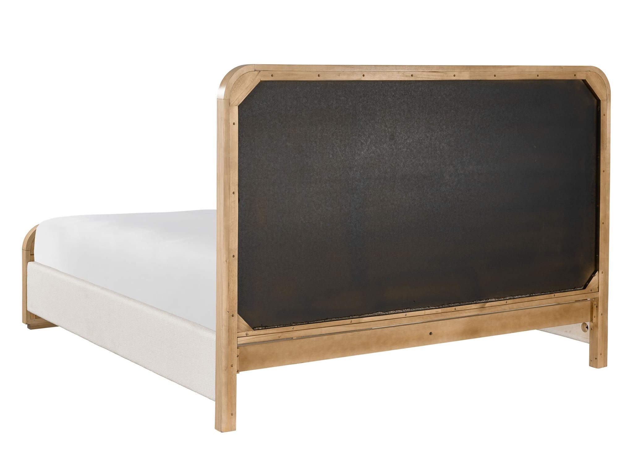 Nomad Fabric/Wood Panel Bed, King Size 