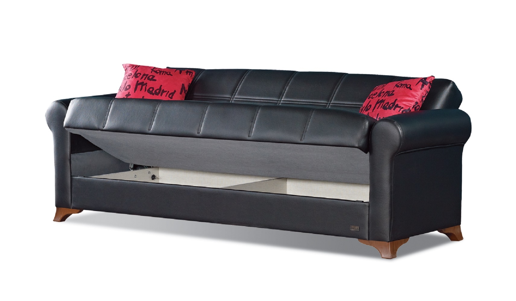 Harlem Bonded Leather Storage Living Room Set