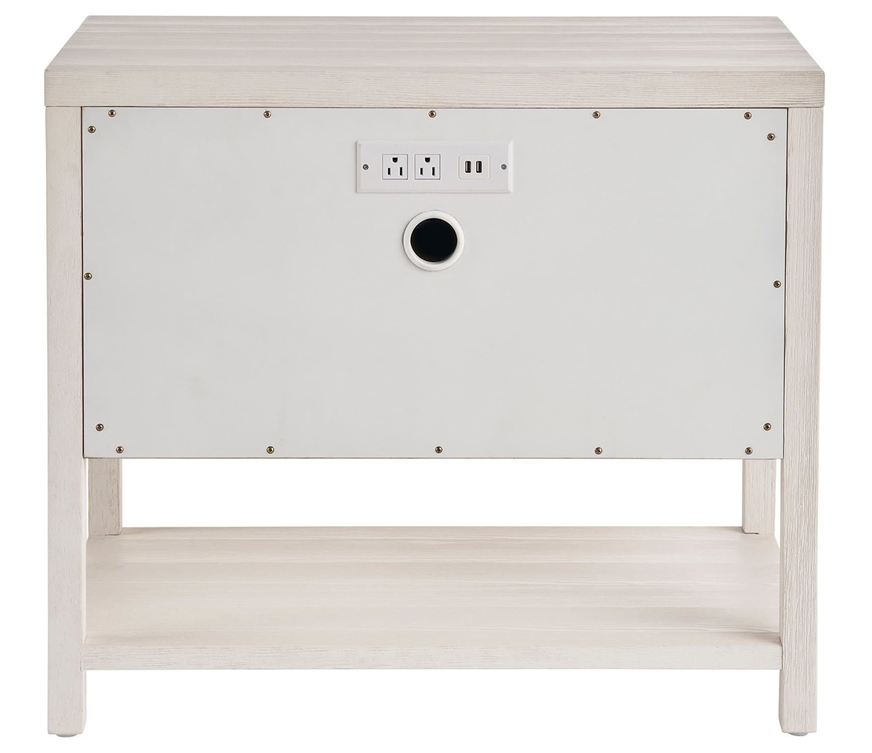 Saugatuck Wood Nightstand w/3 Drawers
