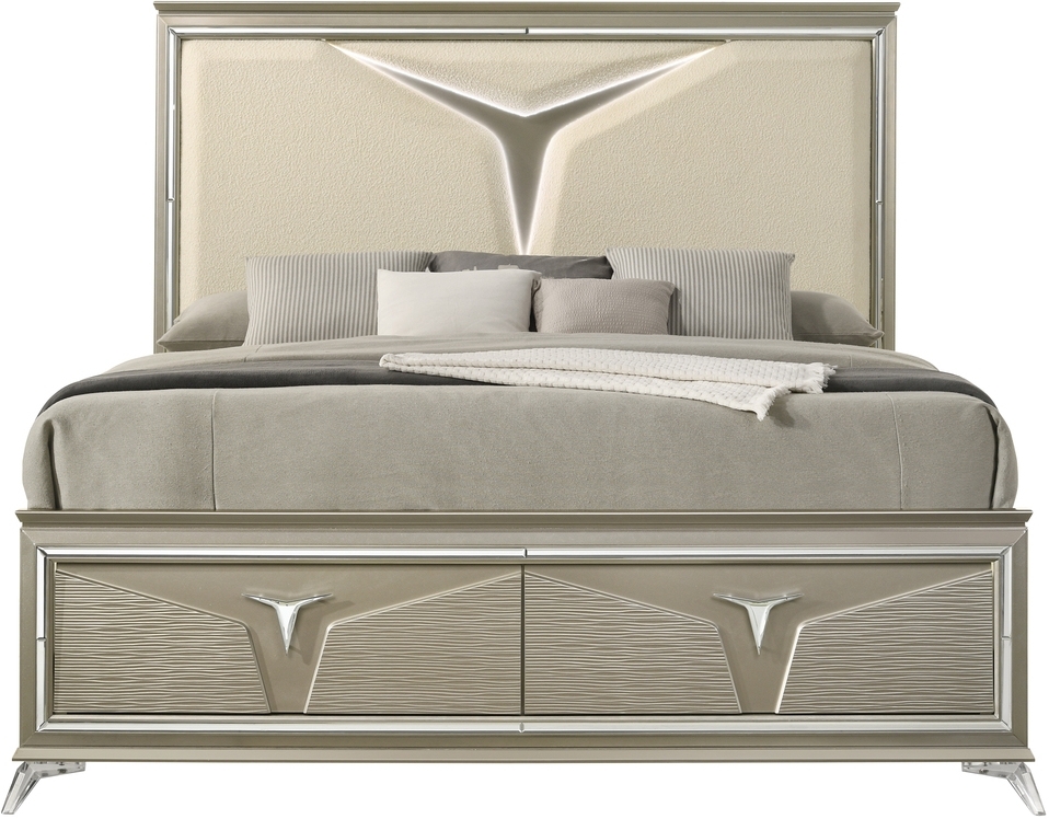 Samantha Fabric Upholstered Bed