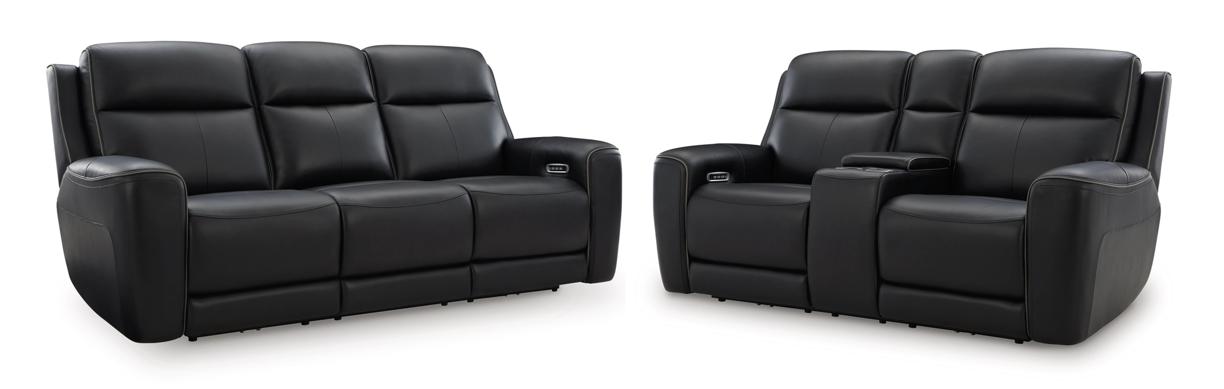 5Z-Comfort Leather/PVC Power Reclining Living Room Set