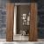 Storm 4-Door Wood Wardrobe w/2 Mirror Doors