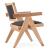 Pierre J Full Upholstery PU Lounge Armchair