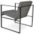 Cube Metal Lounge Armchair