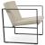 Cube Metal Lounge Armchair