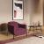Poli Fabric/Leather Armchair