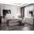 Roma Bonded Leather LED Platform Bed