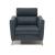 Greg Fabric/Leather Recliner Armchair w/Double Motion