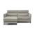 Greg Fabric/Leather Sectional Sofa w/Left Arm Chaise Facing