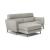 Greg Fabric/Leather Sectional Sofa w/Left Arm Chaise Facing