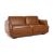 Carter Fabric/Leather Loveseat