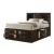 SM 0172 Wood Bed w/Storage, Queen Size