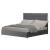 Roma Bonded Leather LED Platform King Size Bed