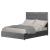 Roma Bonded Leather LED Platform Queen Size Bed
