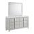 SM 0318A Wood Double Dresser w/6 Drawers & LED Light