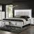 SM 0318A Wood Panel Storage Bed w/LED Light, King Size