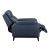 Rawling Manual Push Back Leather/Wood Recliner