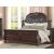 SM 0401c Upholstery/Wood Sleigh Bed