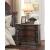 SM 0401c Wood Nightstand w/3 Drawers