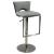 516 Low Back Upholstered Pneumatic Gas Lift Adjustable Height PU Stool