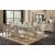 Cerise Wood Extendable Dining Set